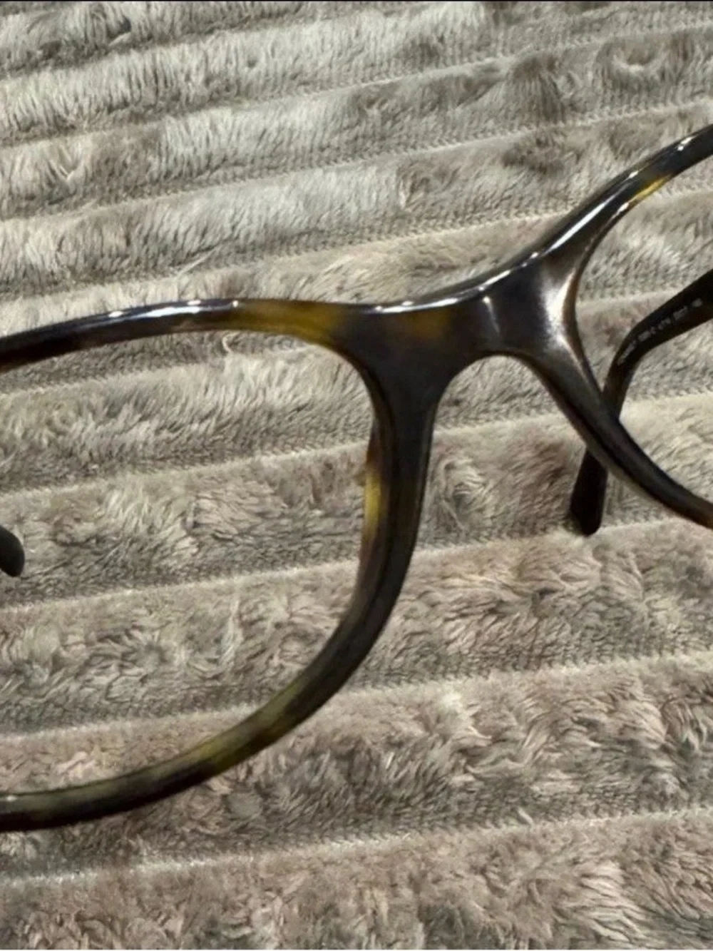 Rare CHANEL Tortoiseshell Women’s Eyeglass Frames - Brown & Amber